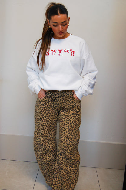 Cheetah Barrel Pants