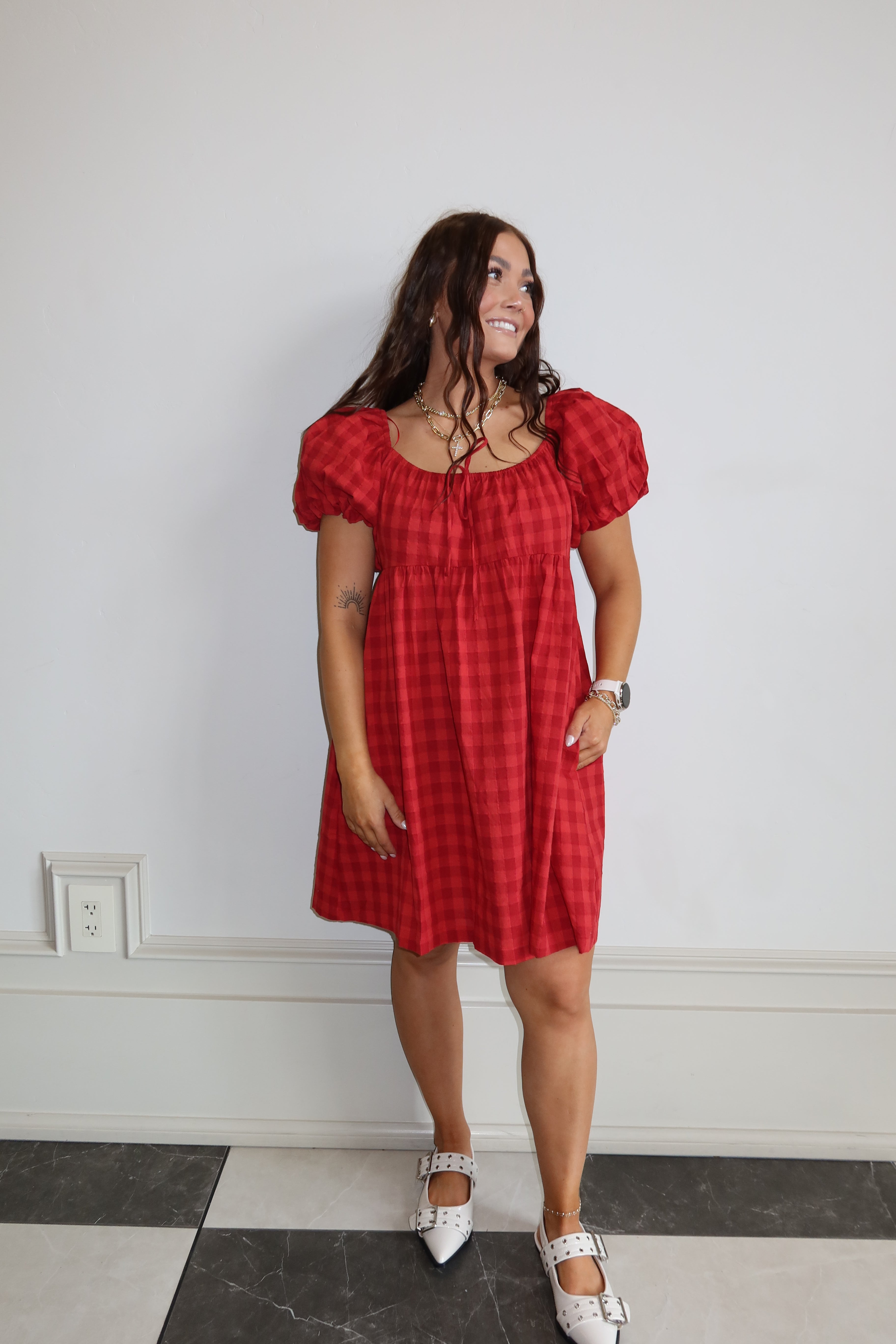 Love Note Gingham Dress