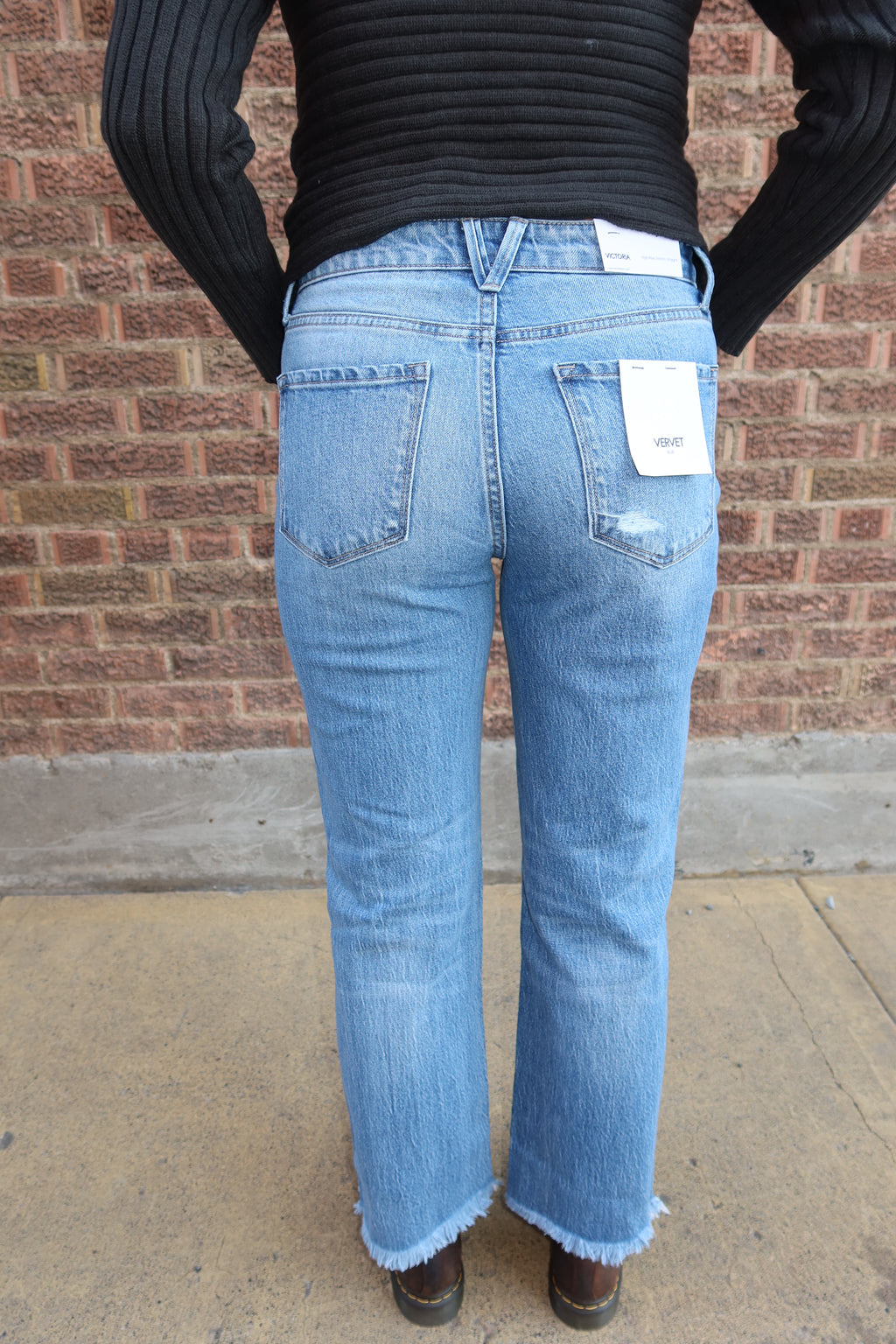 High-Rise Cropped Jeans