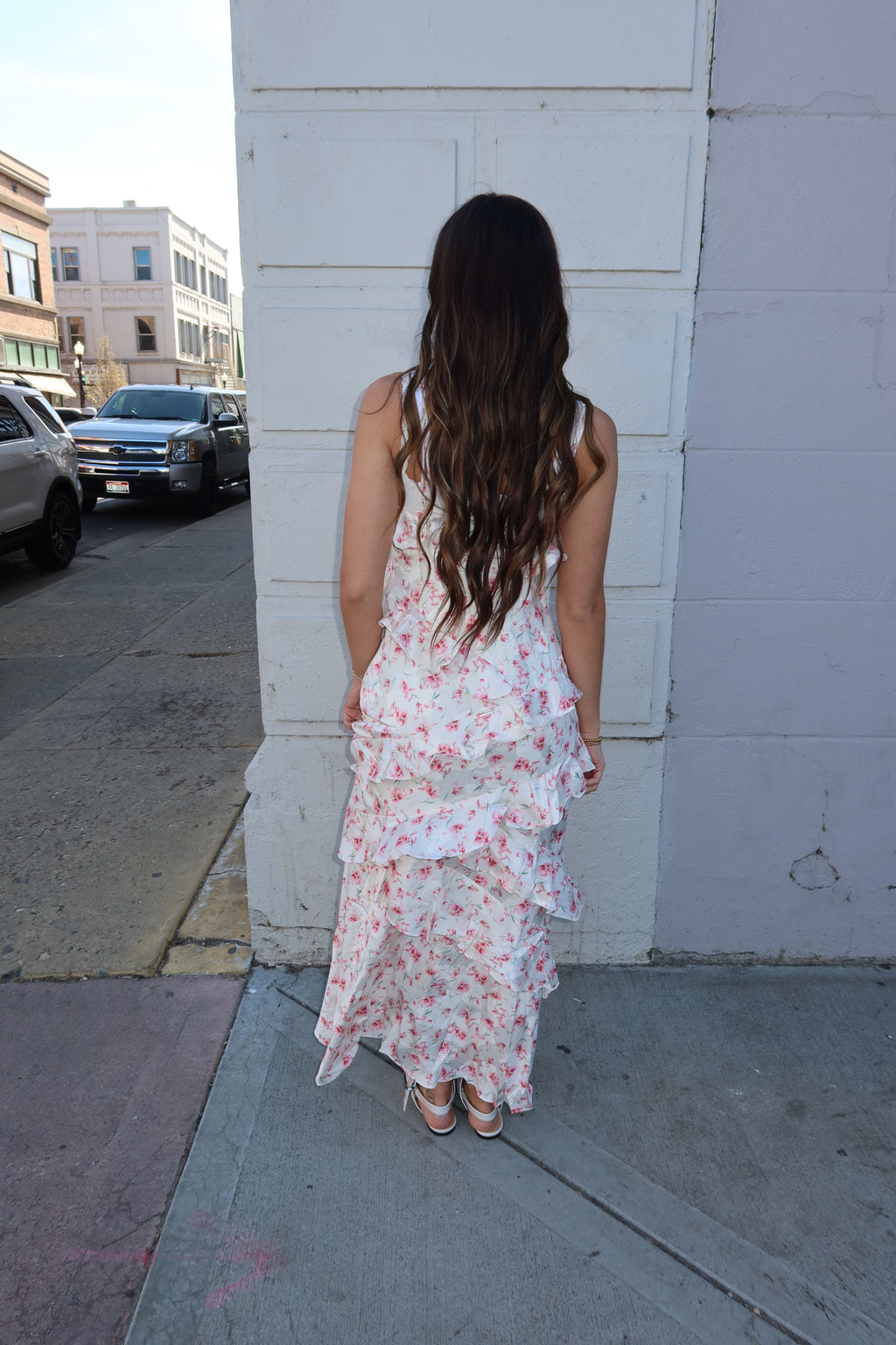 Bare Muse Ruffle Maxi