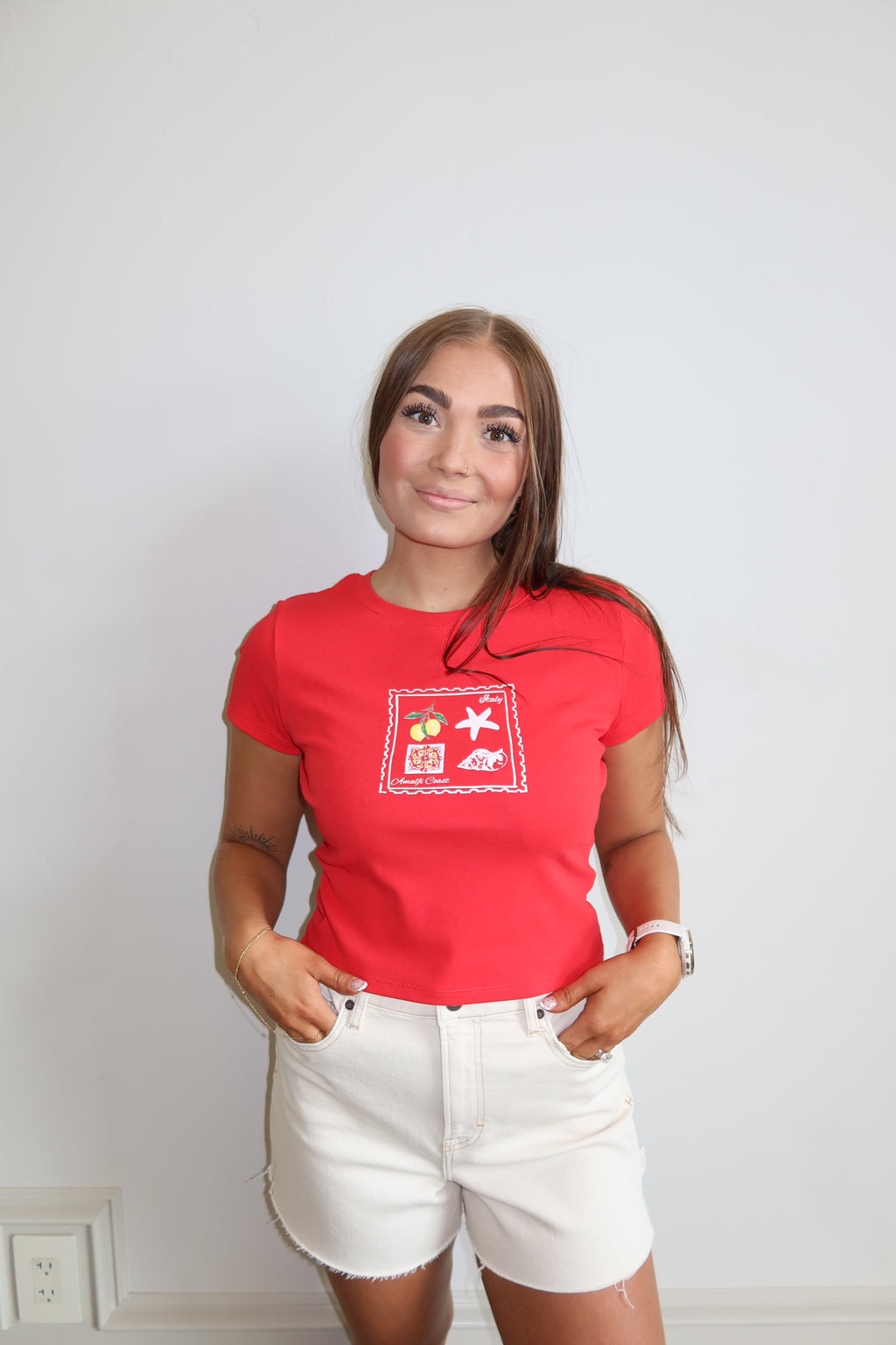 The Market Berry Baby Tee
