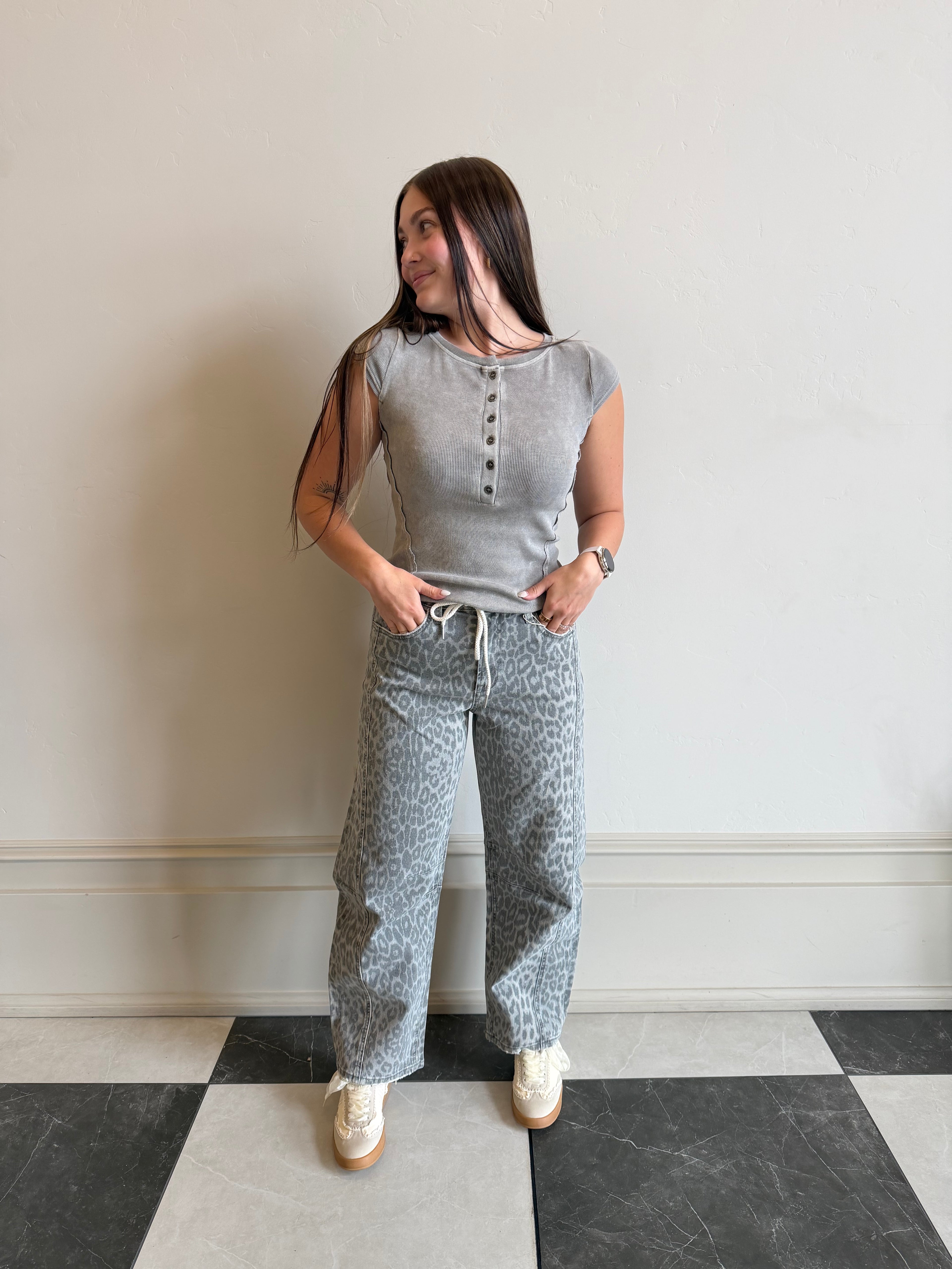 Essential Button Tee