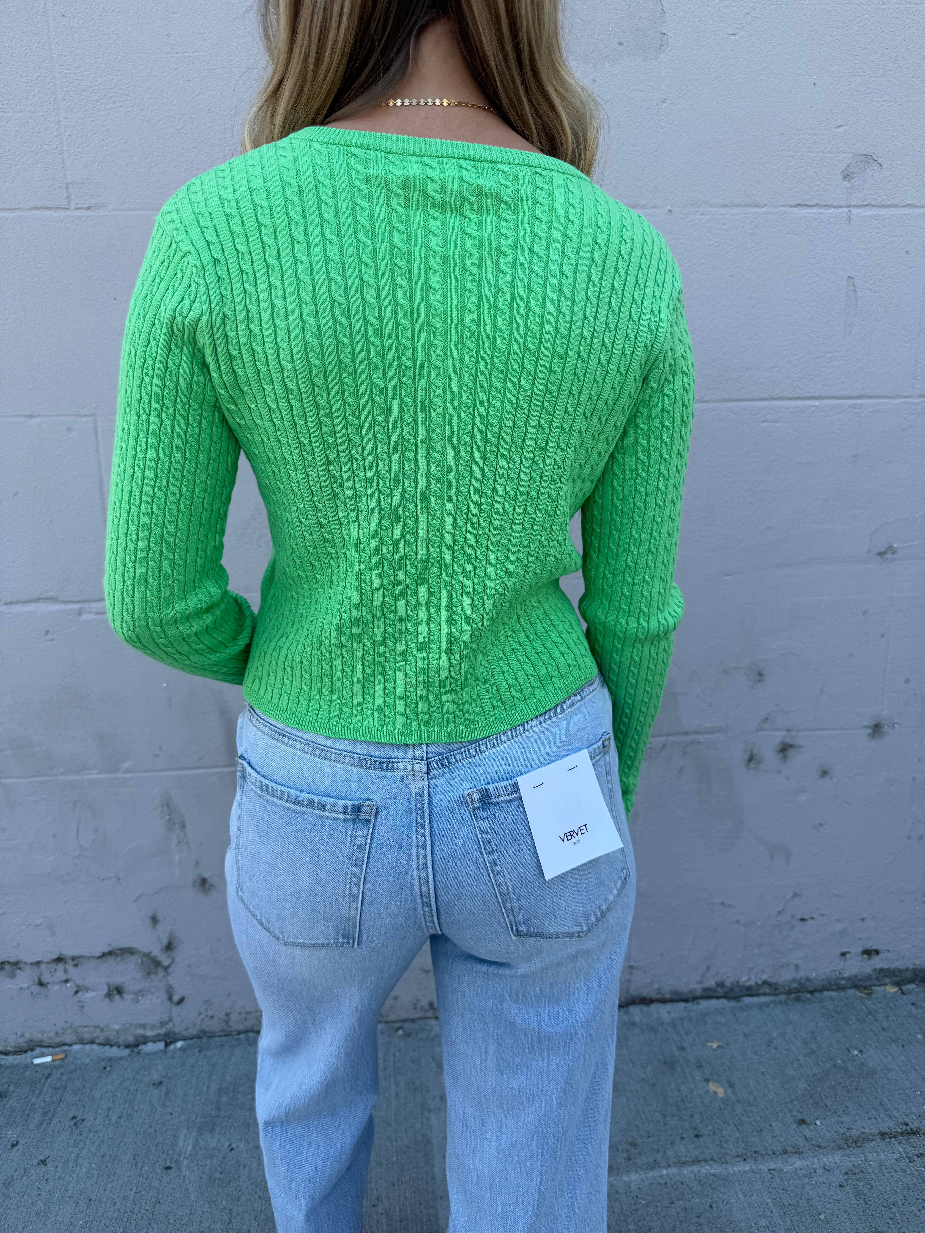 Pistachio Cloud Sweater