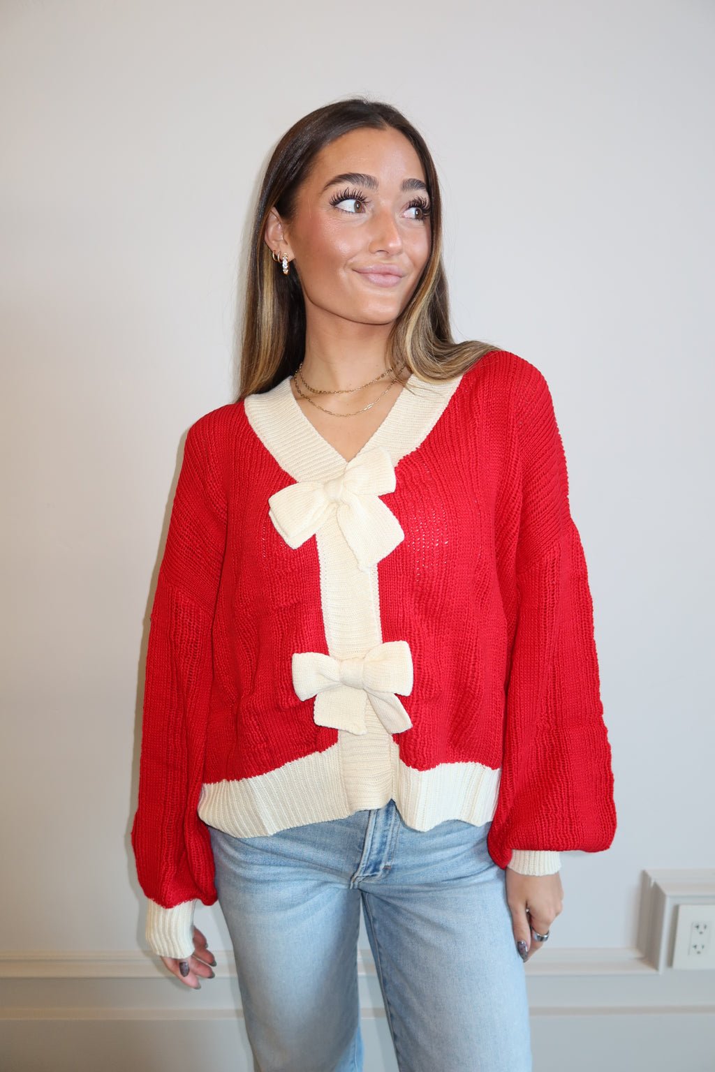 Sweetheart Bow Cardigan
