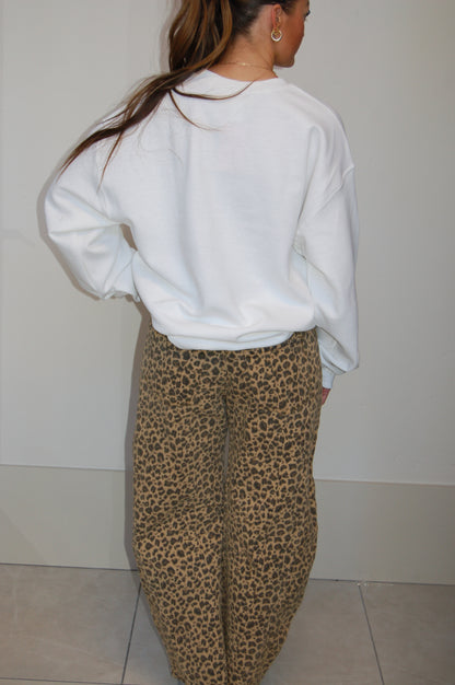 Cheetah Barrel Pants