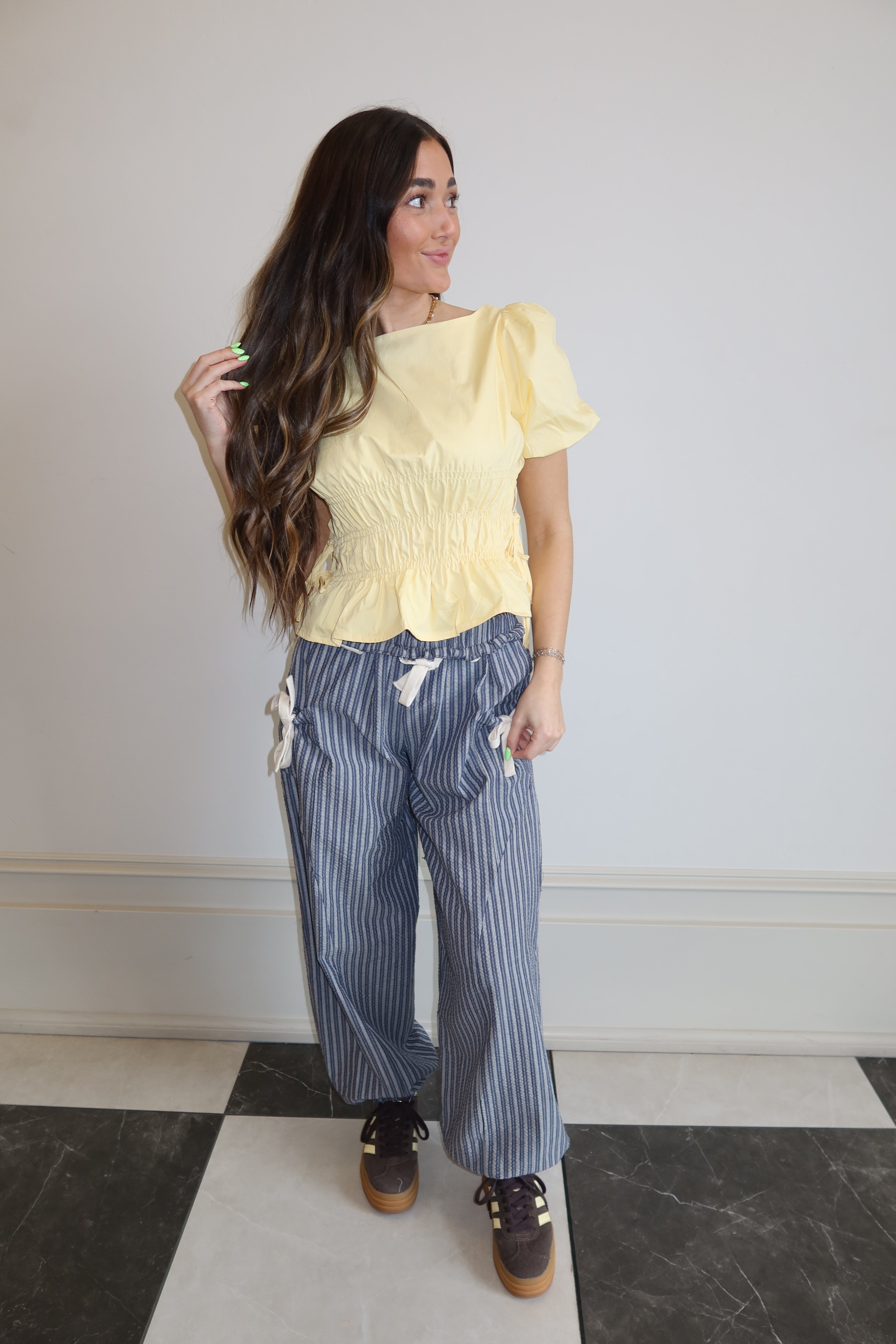Camille Smocked Top