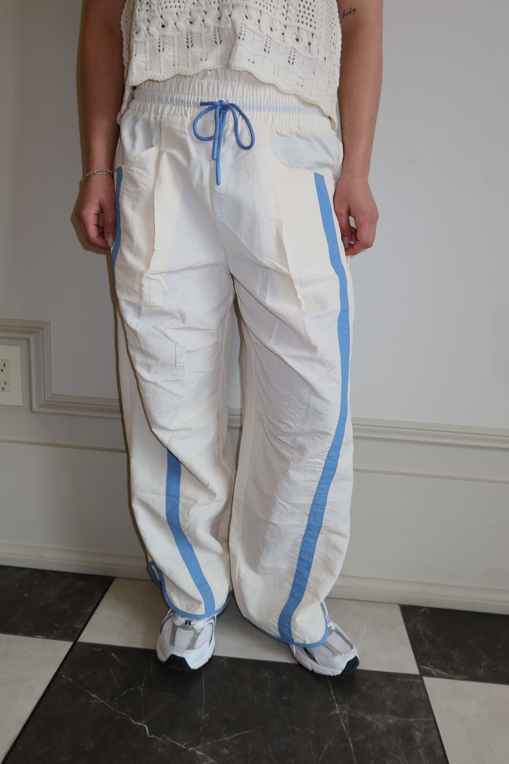 Blue Track Pant