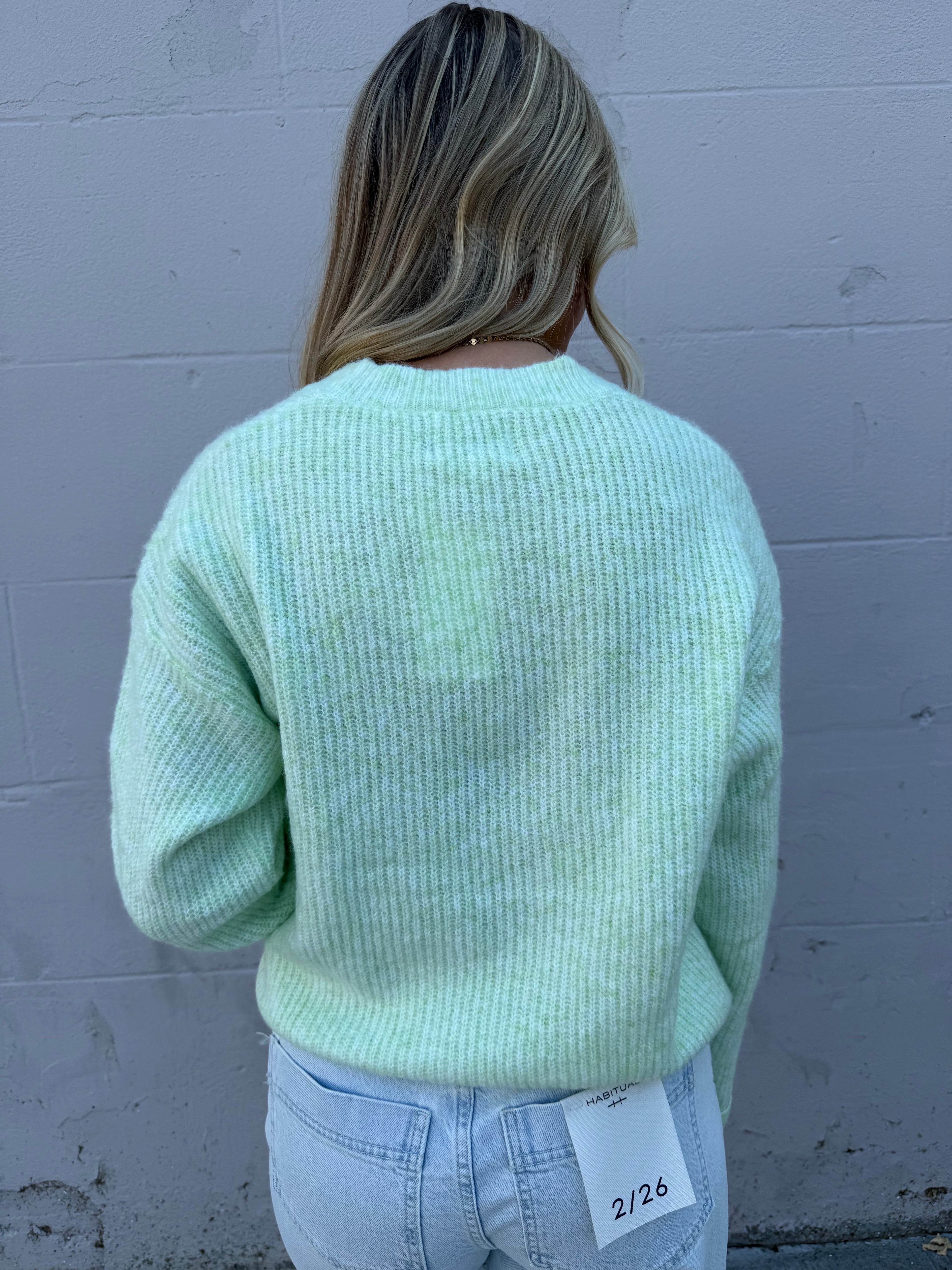 Fresh Lime Cozy Sweater