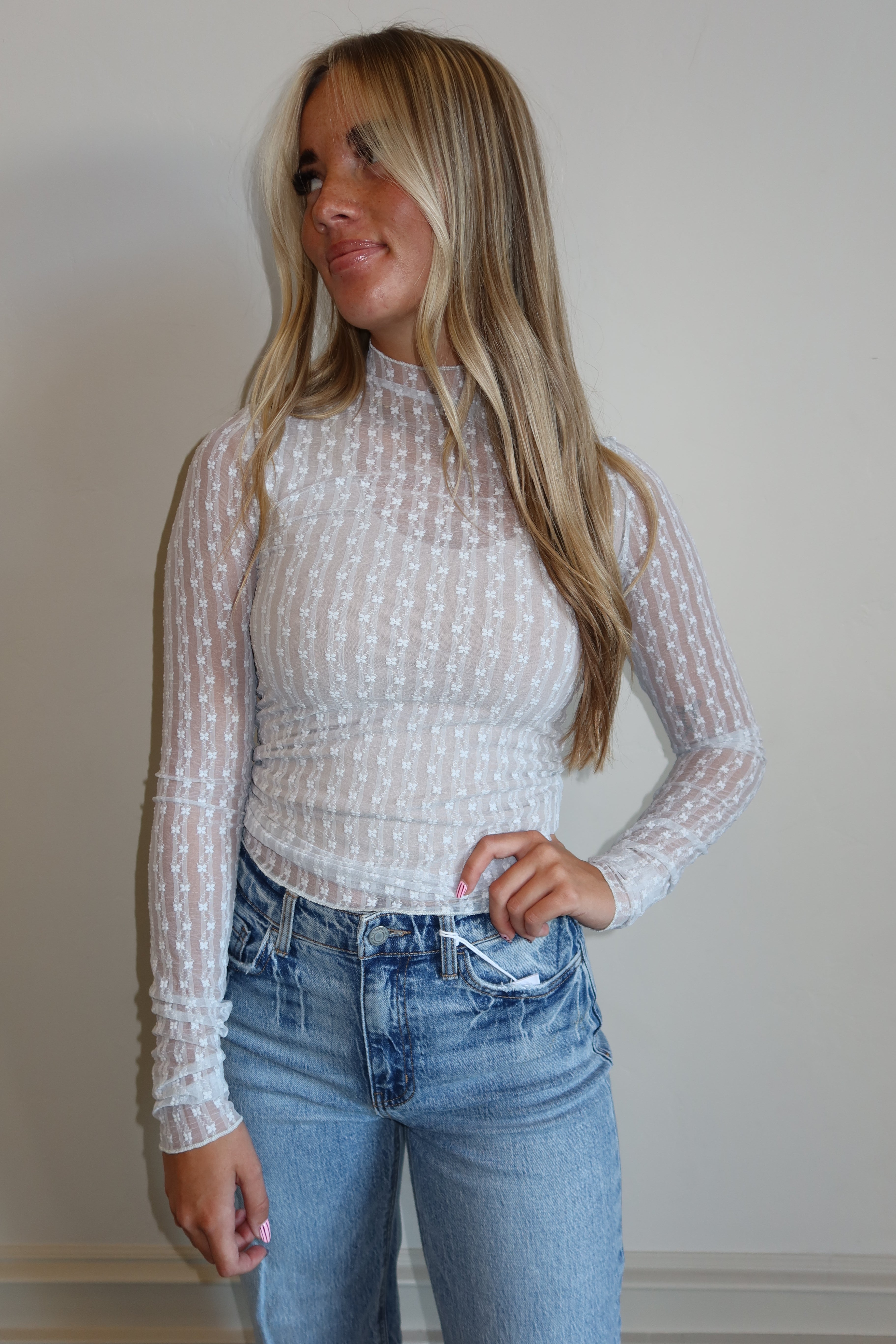 Flower Pattern Under Shirt