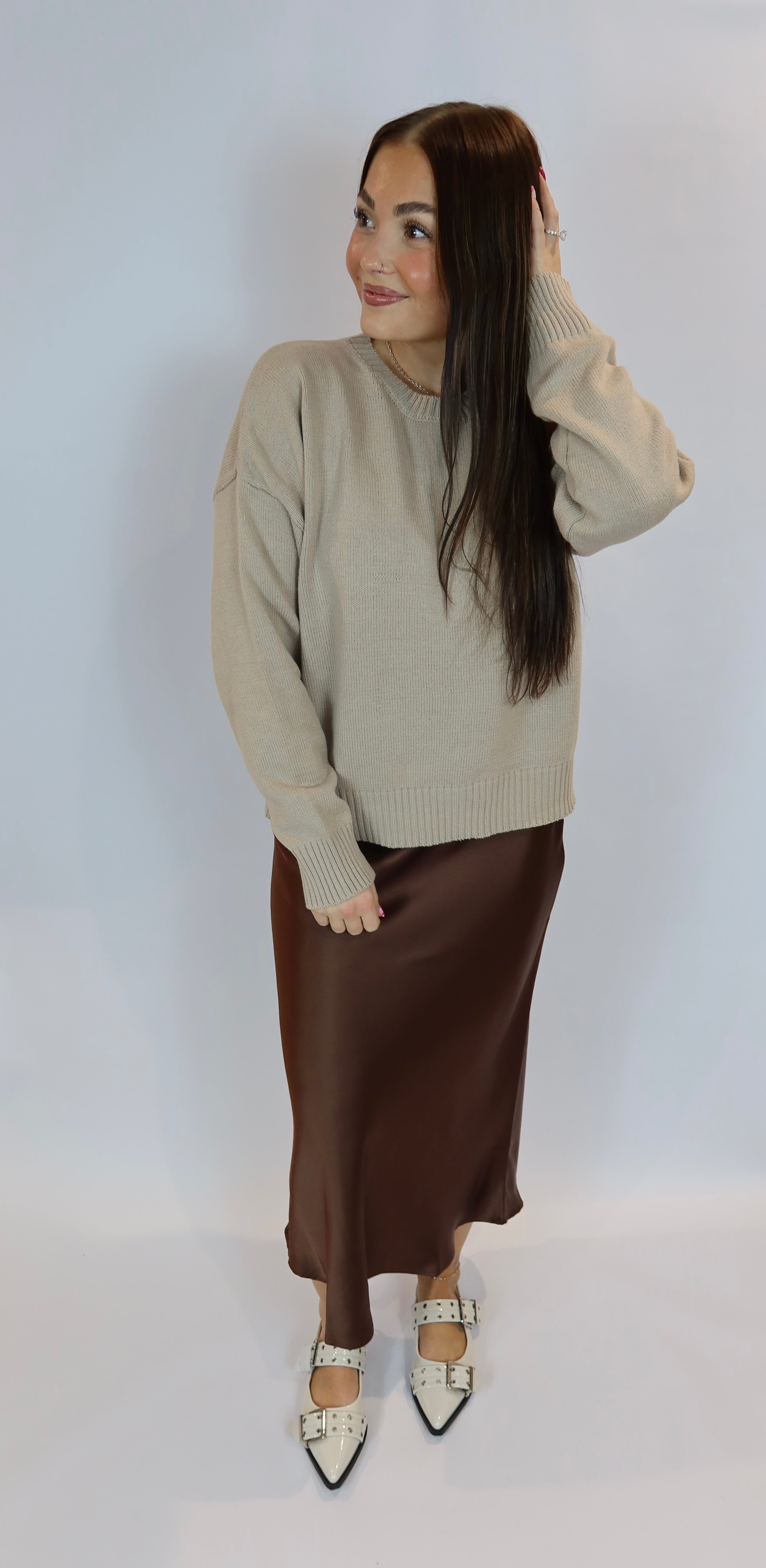 Sandstone Knit Sweater