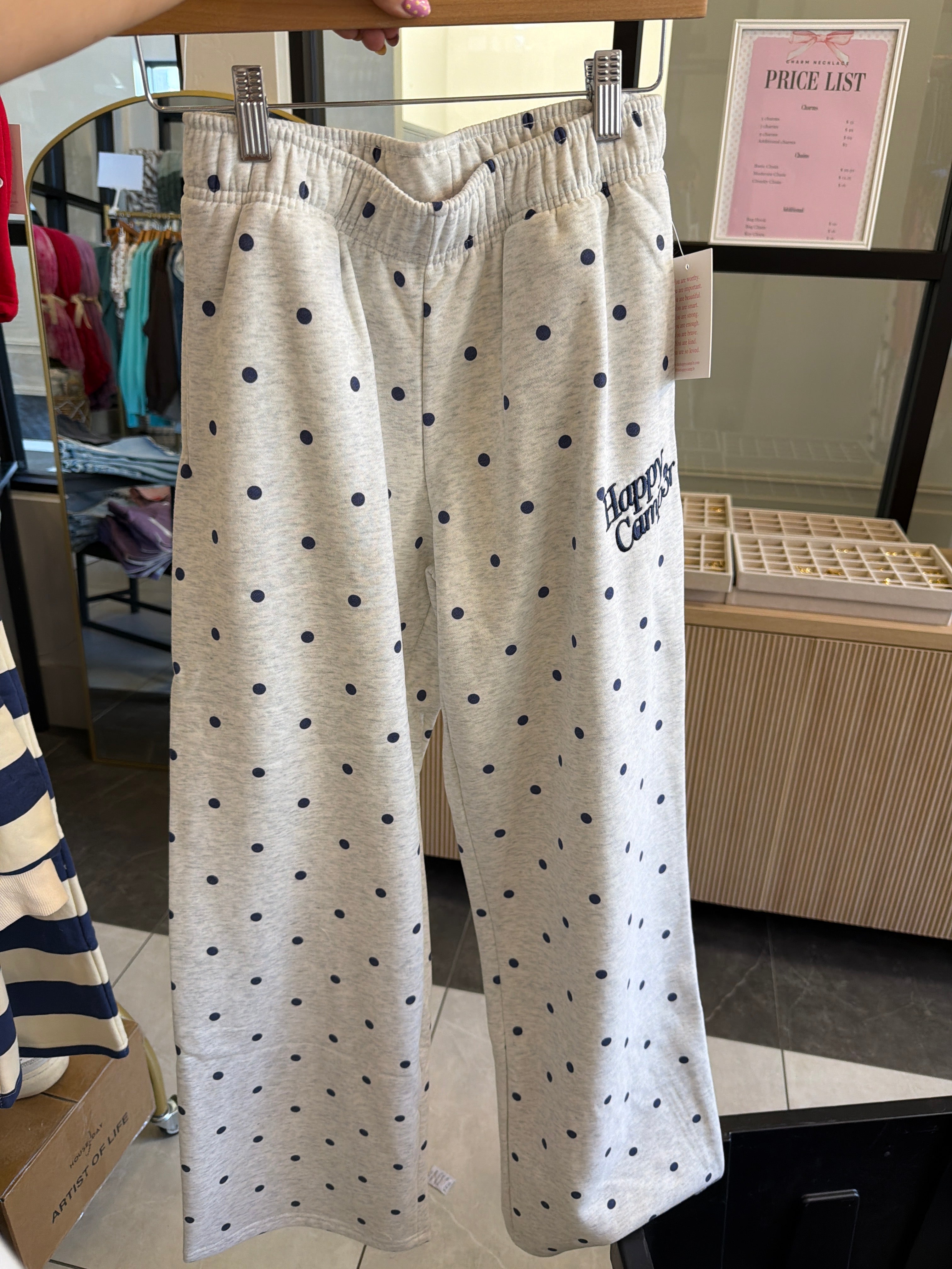 Happy Camp3r Polka Dot Sweatpants