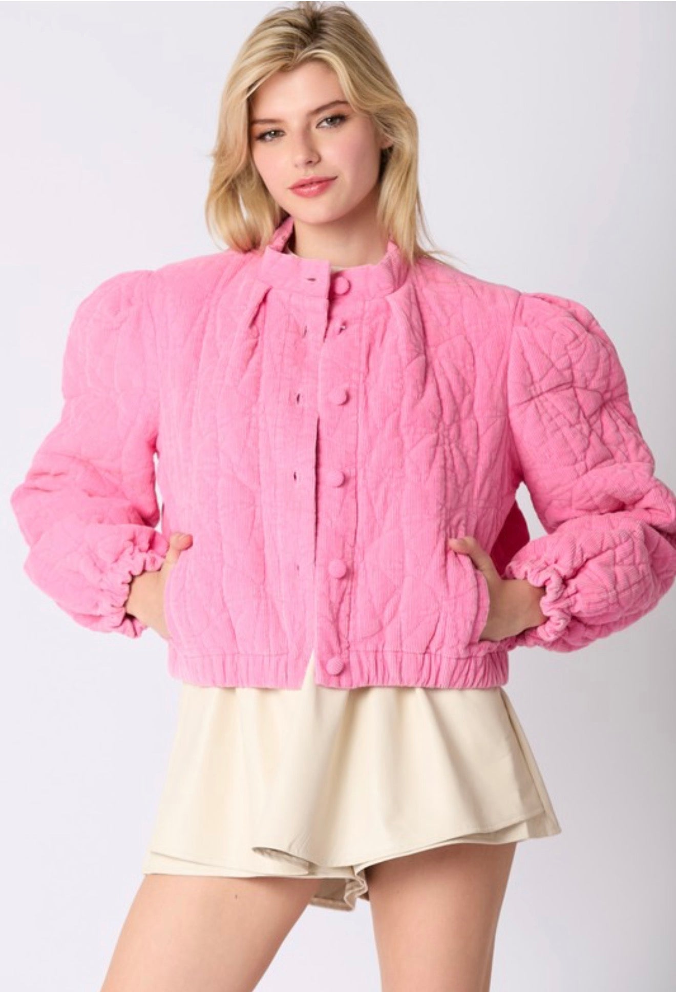 Cotton Candy Bomber Jacket