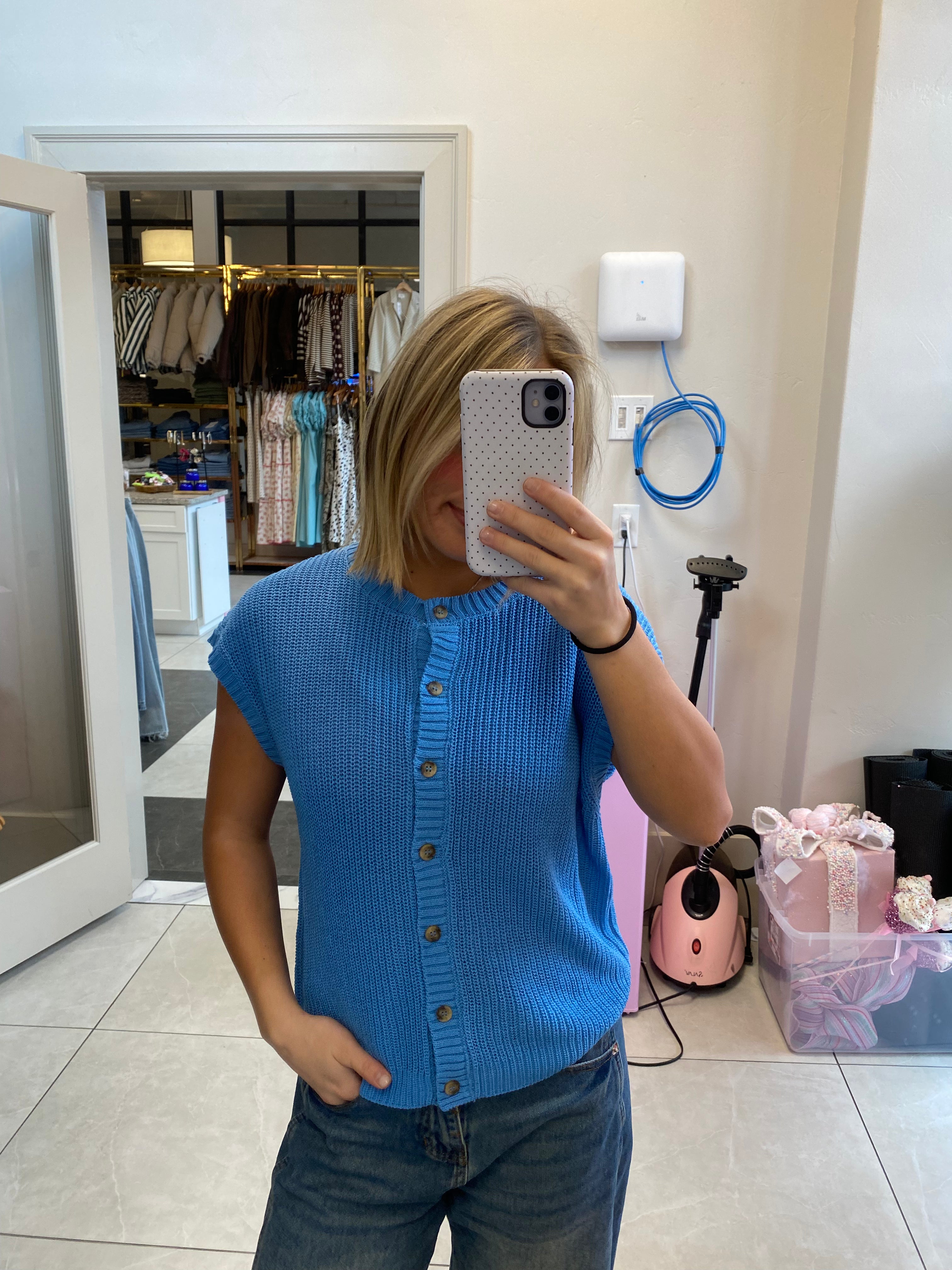 Easy Breeze Button Vest