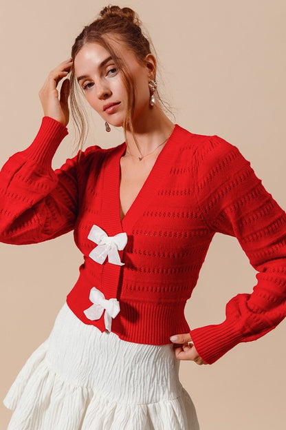 Holiday Bow Sweater