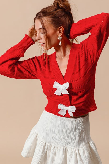 Holiday Bow Sweater