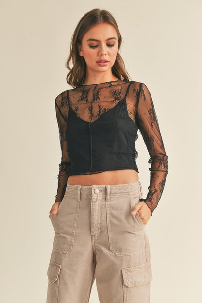 Lace Crop Top