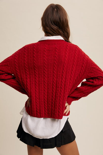 Scarlet Style Statement Sweater