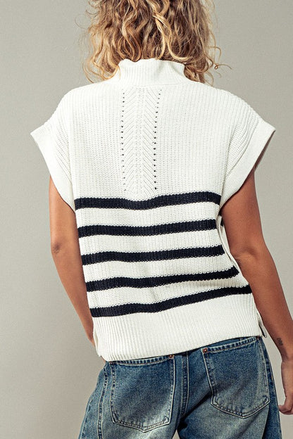 Striped Knit Sweater