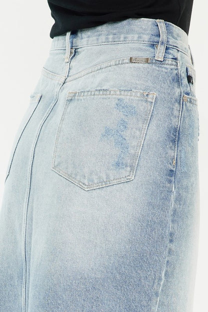 Light Wash Denim Skirt