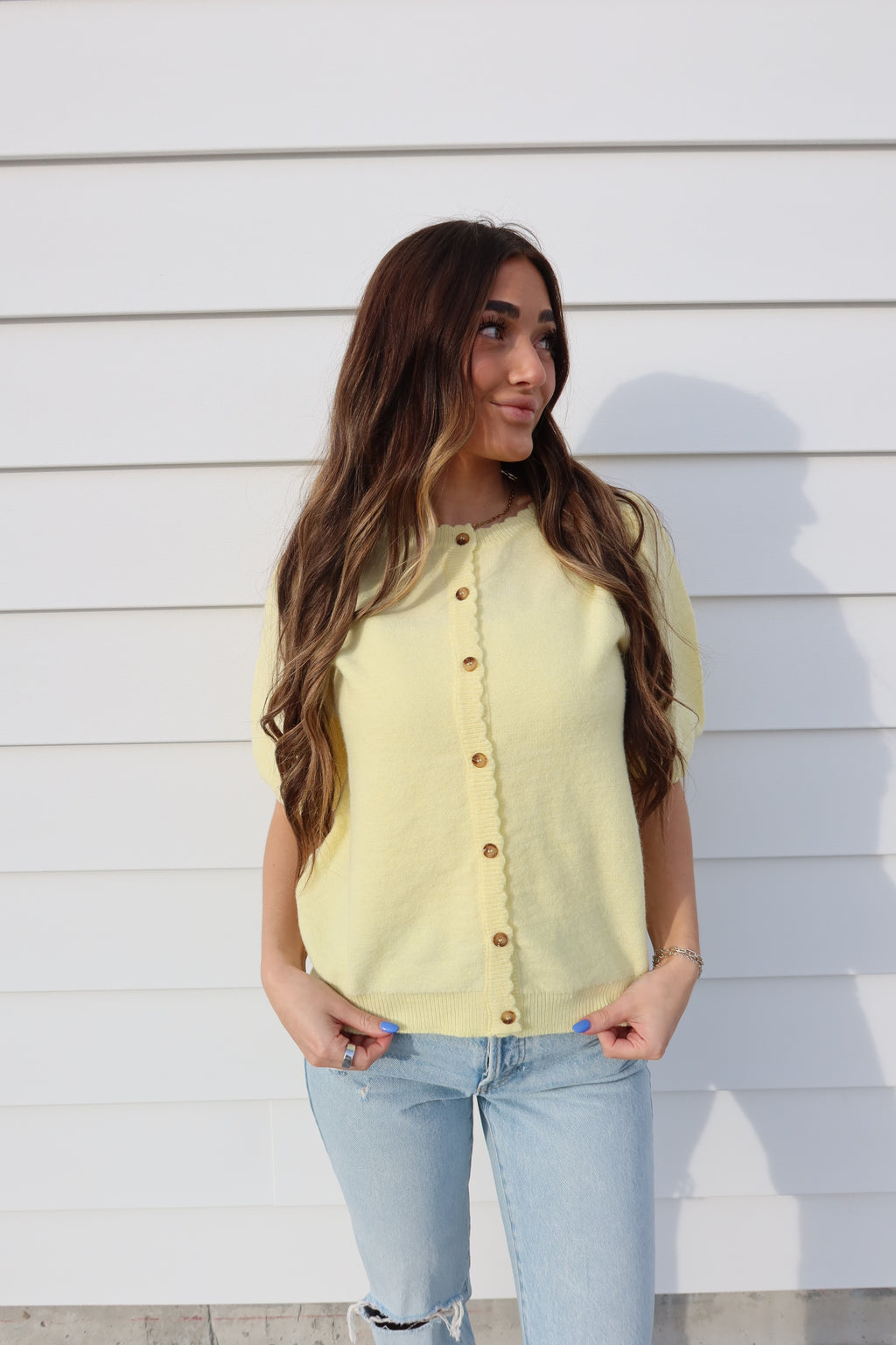 Buttercream Bloom Knit Top