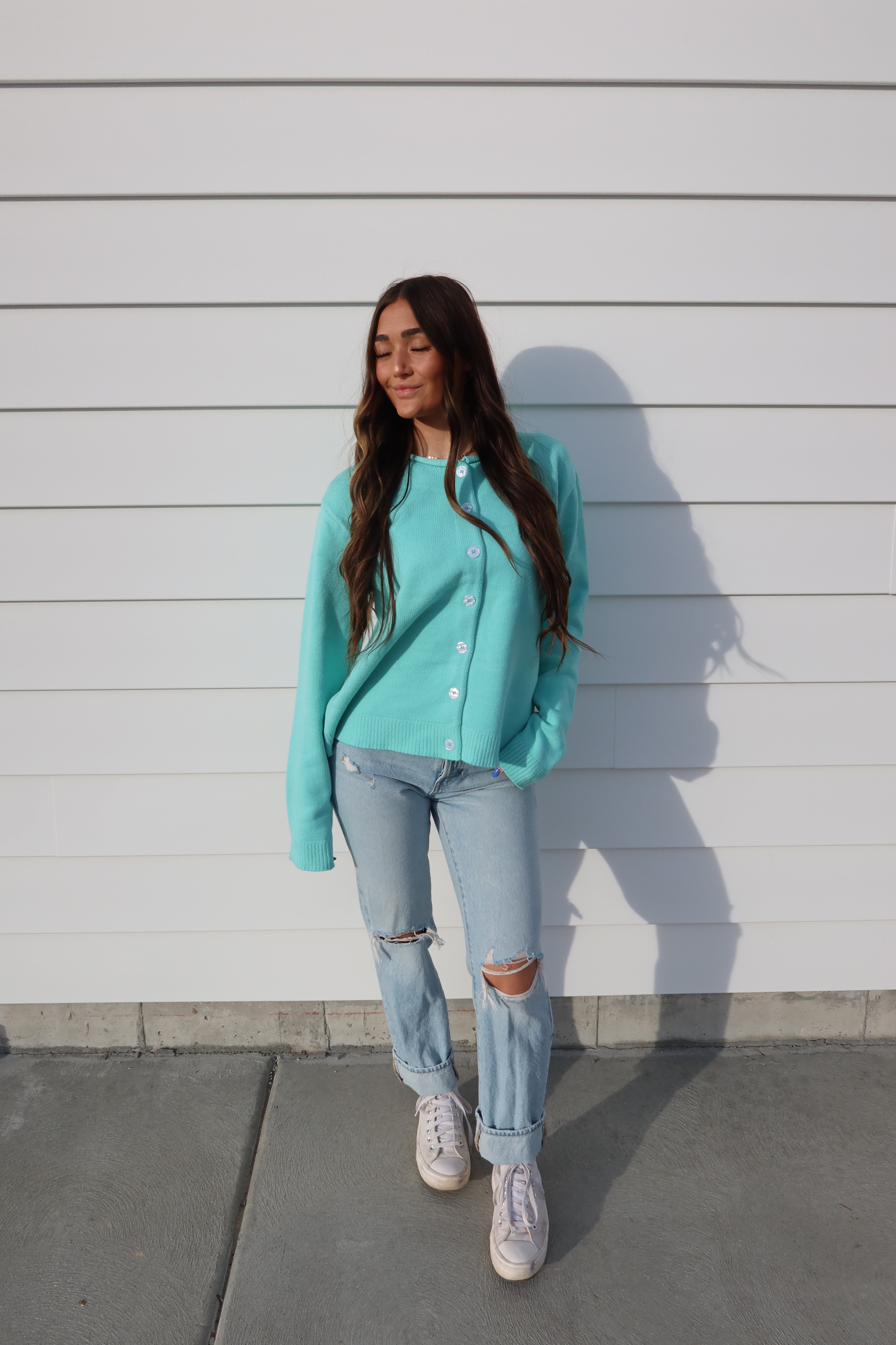Coastal Mint Cardigan
