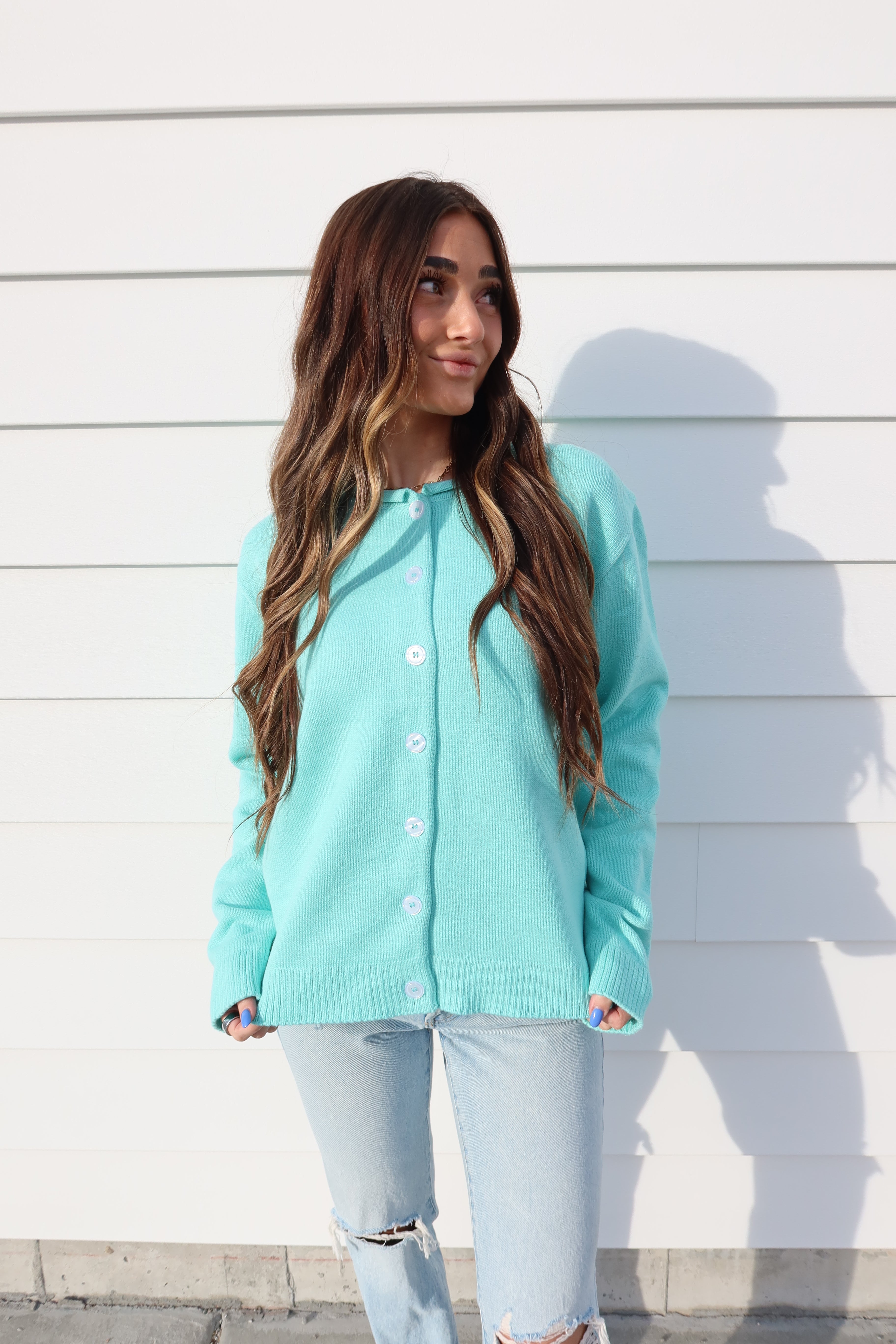 Coastal Mint Cardigan