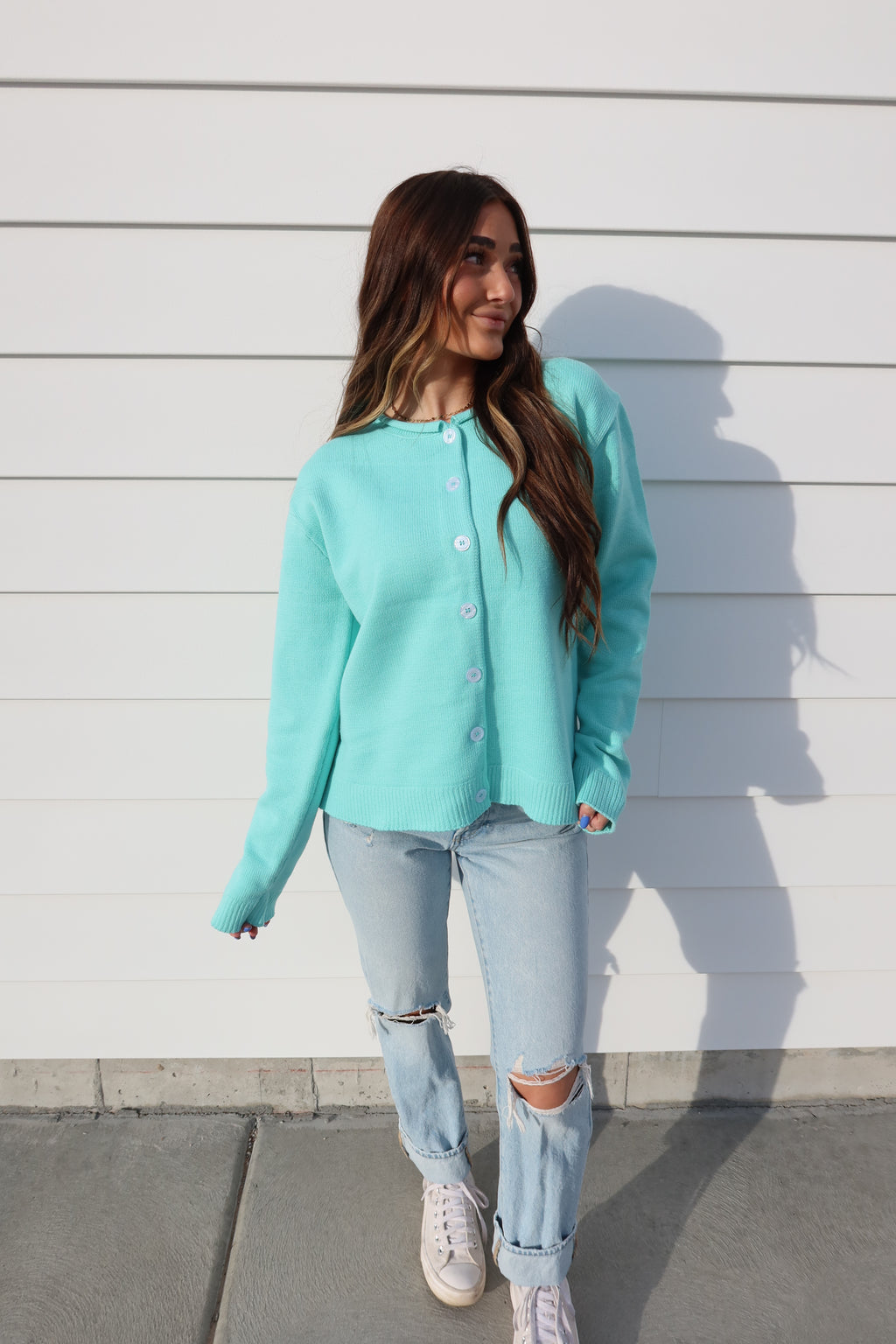 Coastal Mint Cardigan