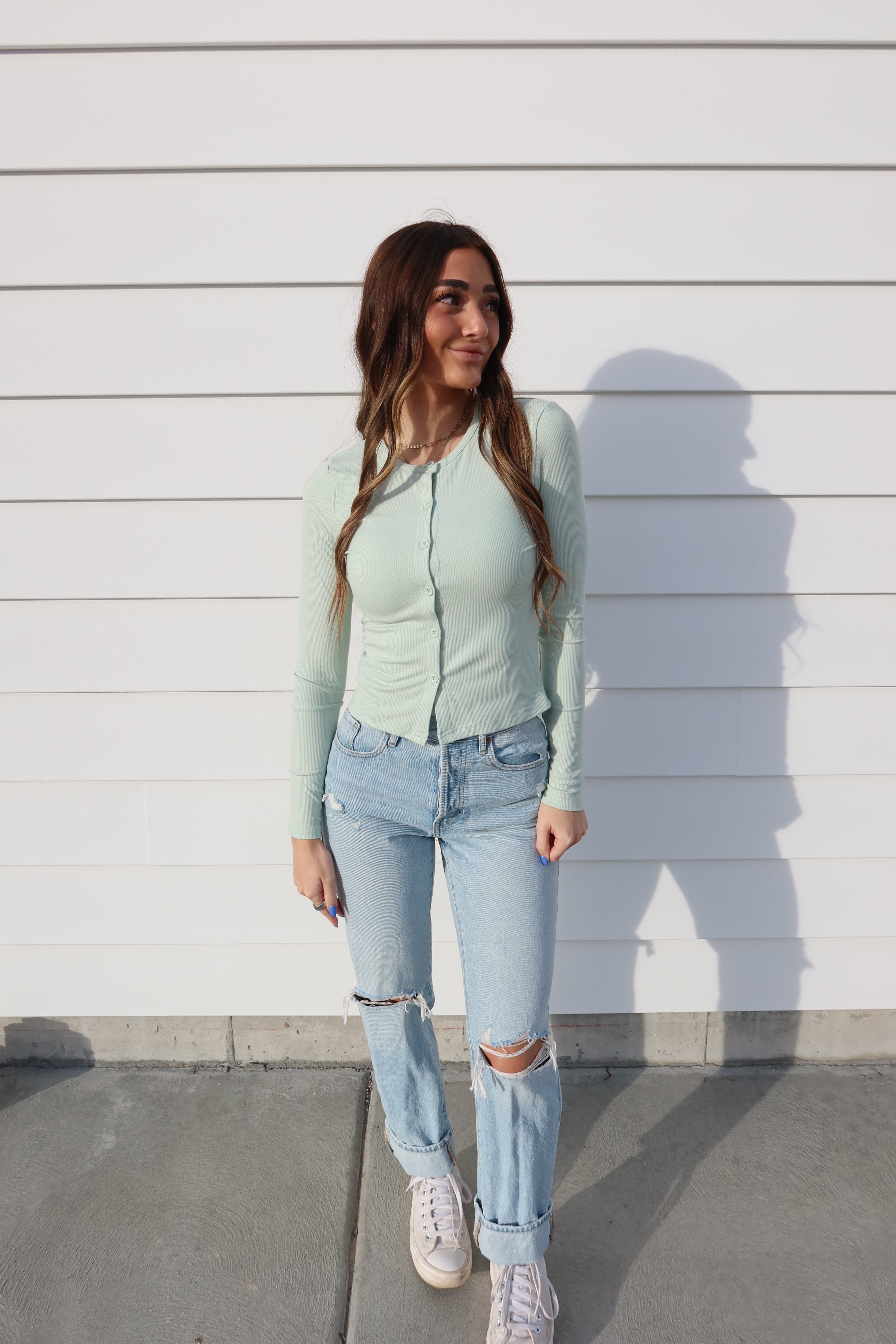 Sage Shoreline button Top