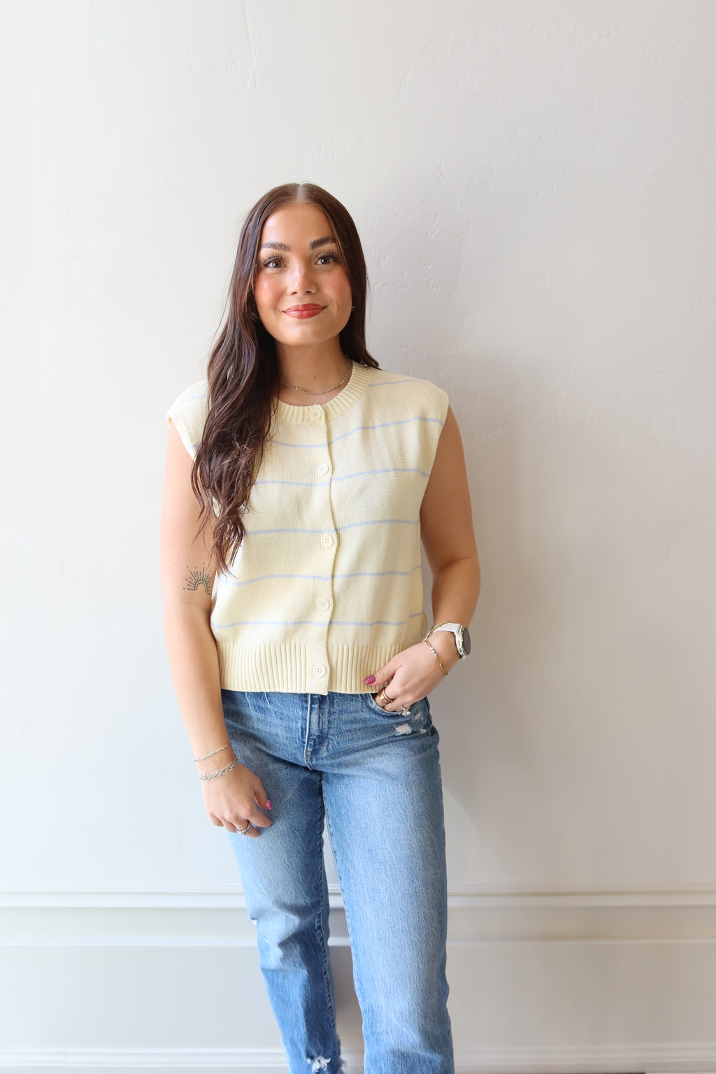 Sea breeze Striped Sweater