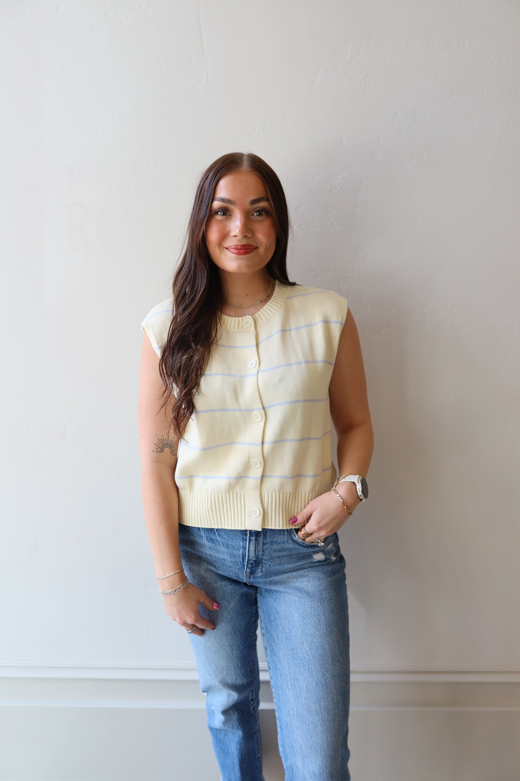 Sea breeze Striped Sweater