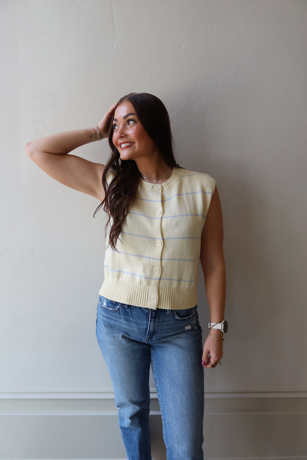 Sea breeze Striped Sweater