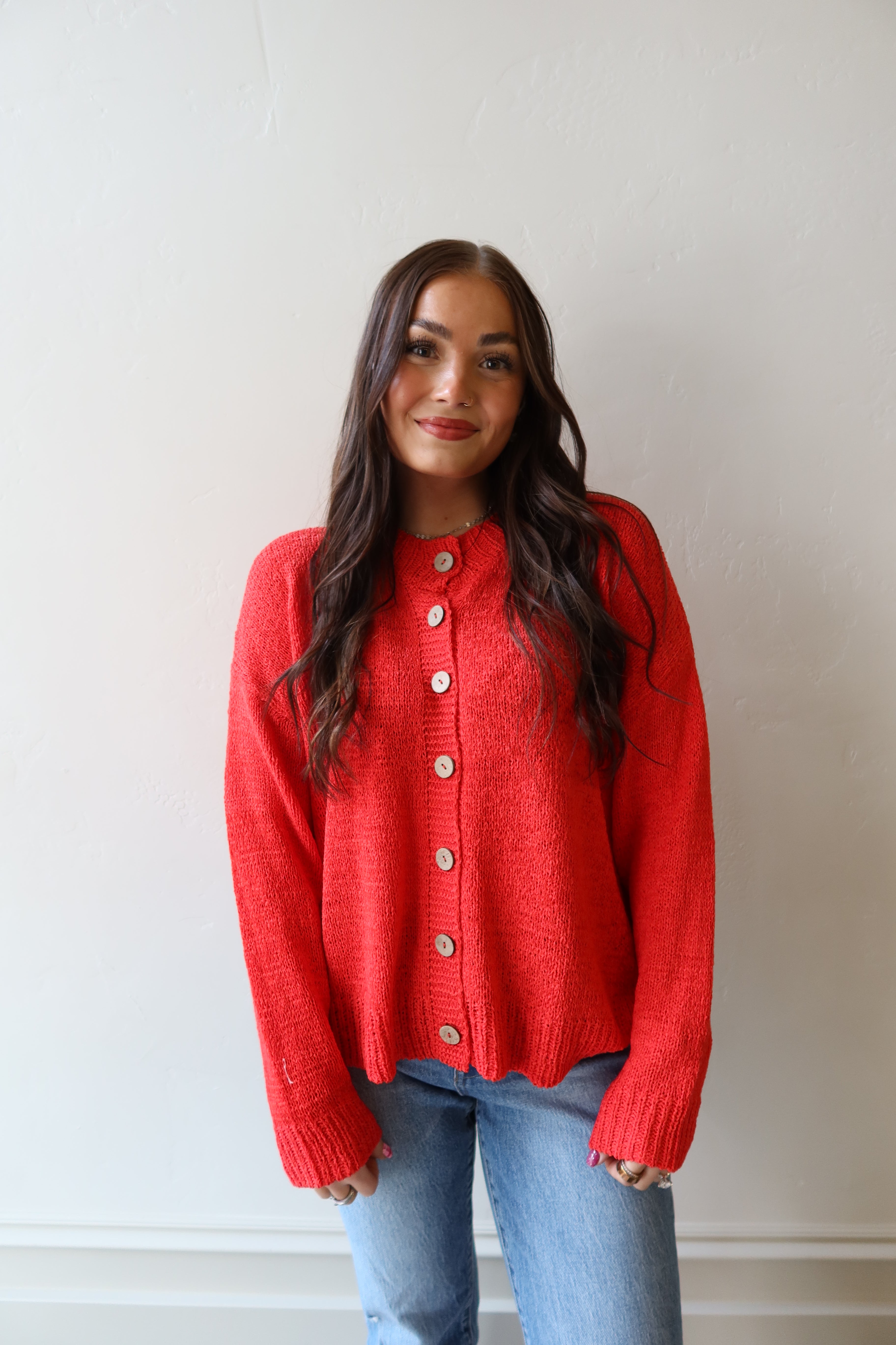 Scarlet Sunday Cardigan