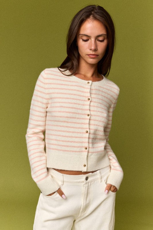 Strawberry Cream Cardigan