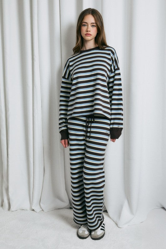 Espresso Stripe Set