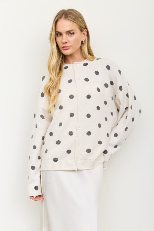 Vanilla Dot Cardigan
