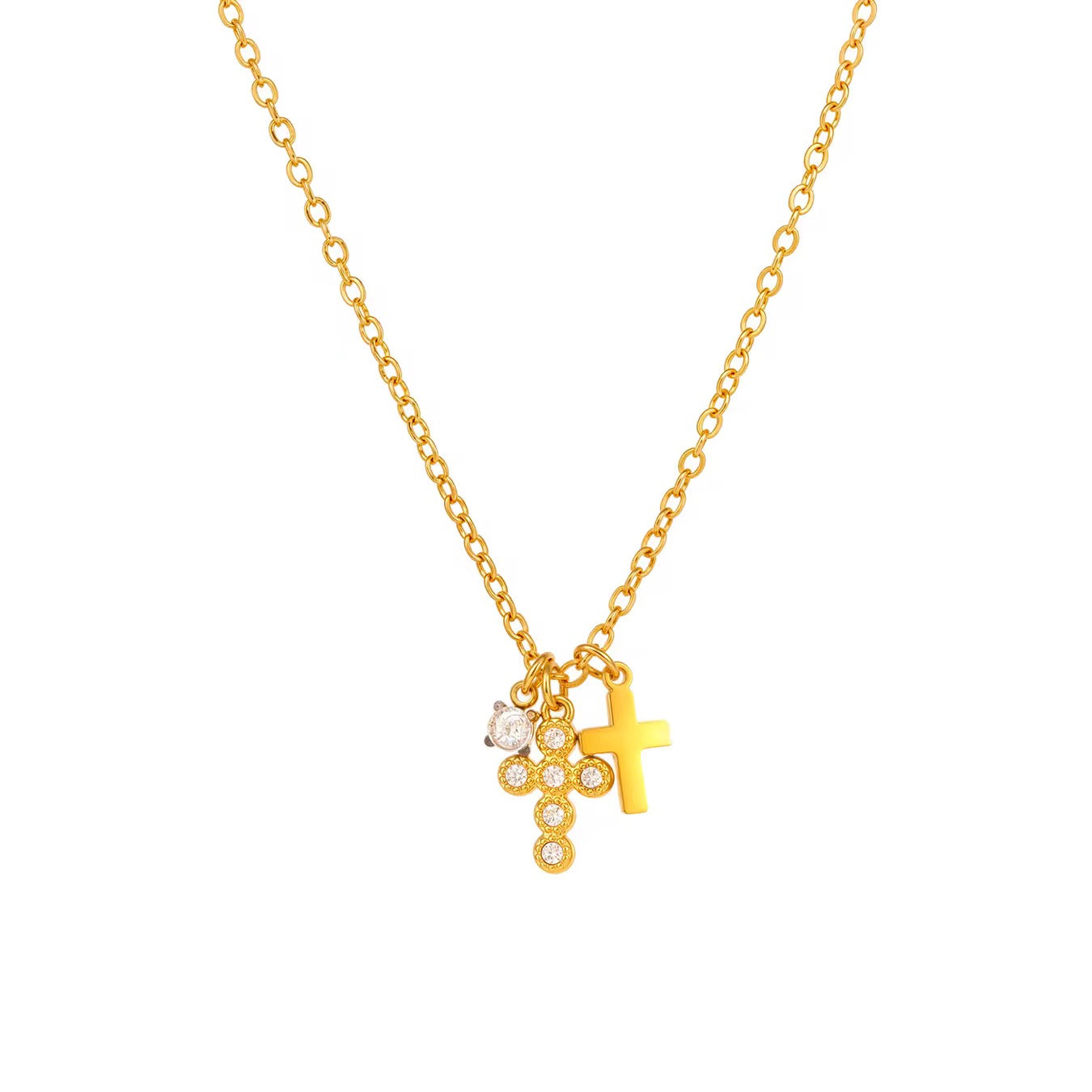 Diamond Cross Necklace