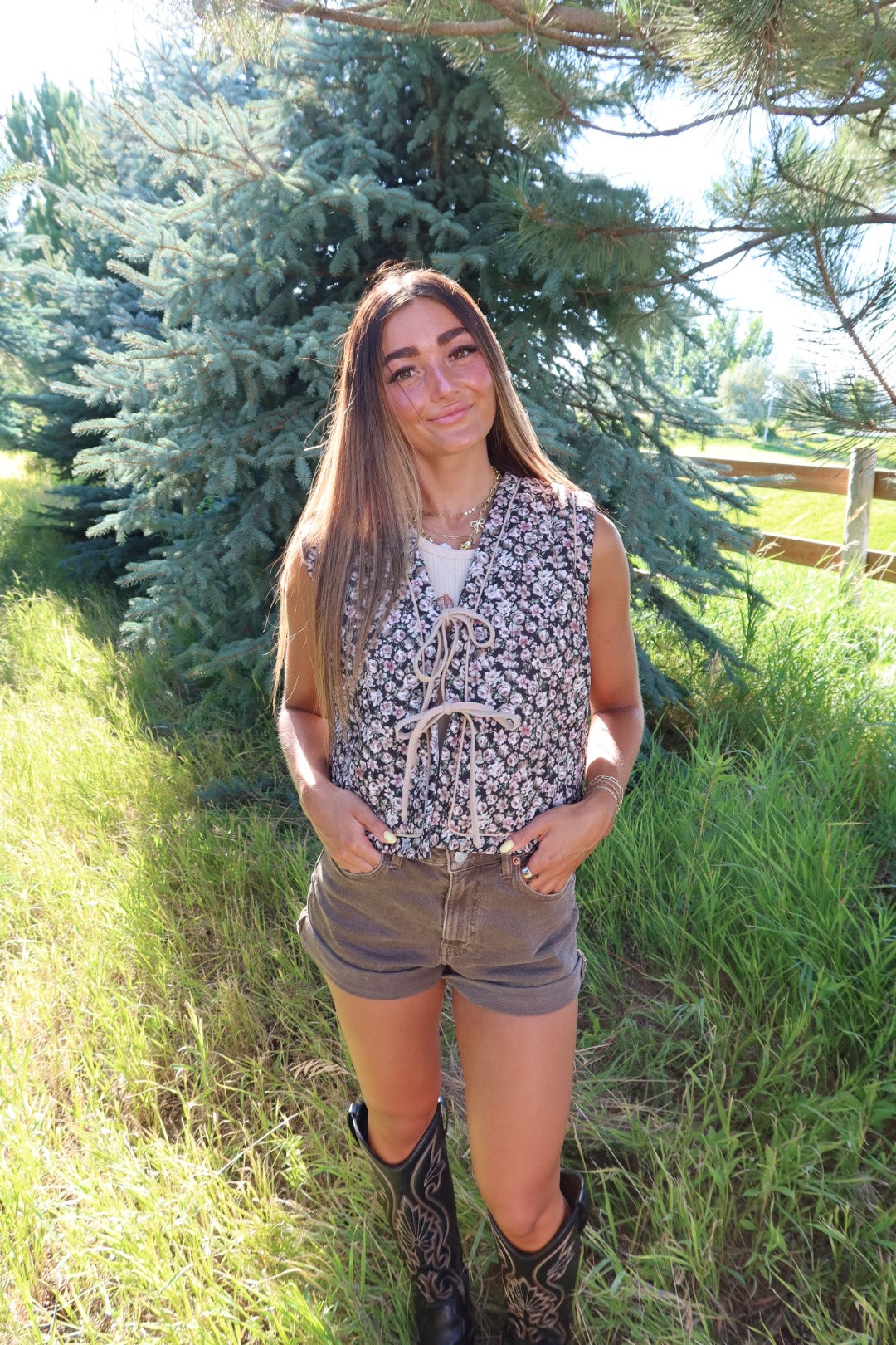 Petals After Dark Vest