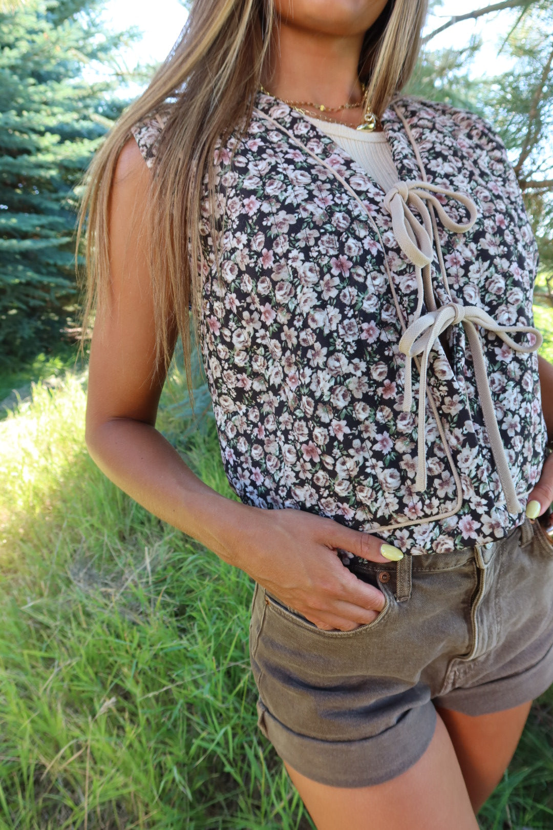 Petals After Dark Vest